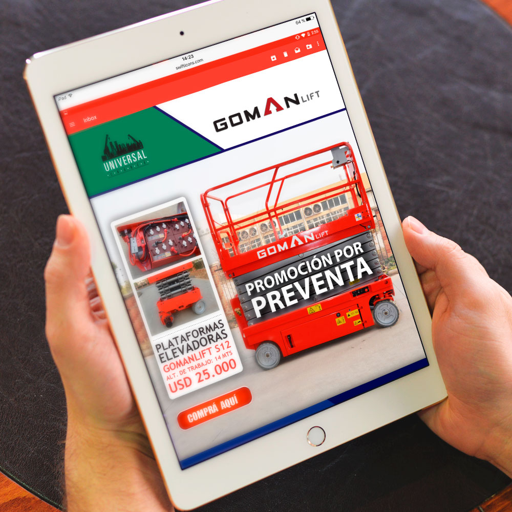 Comunicación Digital - Newsletter - Universal Cranes